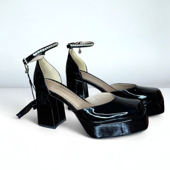 NWT Maje D’Orsay Patent Leather Pumps - Picture 5 of 10